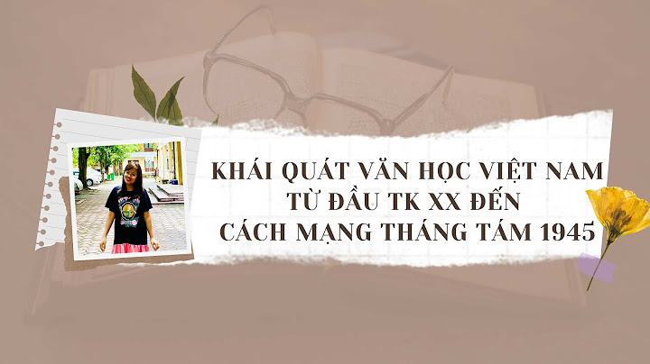 Văn học việt nam từ đầu thế kỷ 20