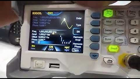Rigol DG1000Z Series : Arbitrary Waveform Generator : PART 1