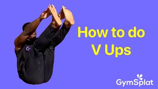 How to do V Ups with Perfect Form