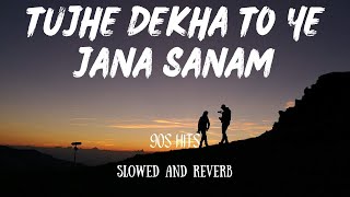 Tujhe Dekha To Ye Jana Sanam | 90s Hit | Slowed and Reverb