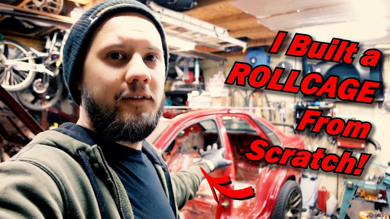 Building a ROLLCAGE from Scratch - Volvo S40 Race Car! - YouTube