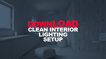 Realistic Lighting Setup for Interiors with Corona for C4D | DOWNLOAD