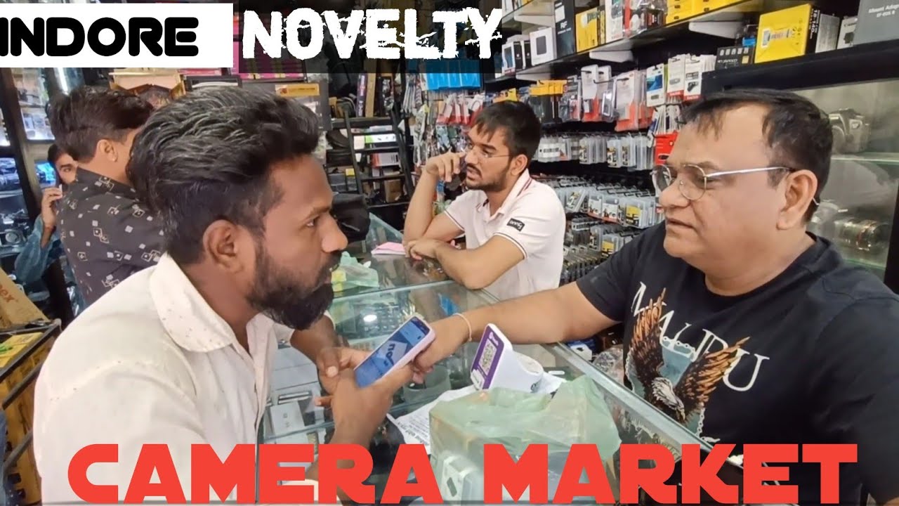 Camera market indoor // Indore Novelty camera shop // Ritesh baba yt