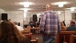 Video thumbnail of "Singing God's Still God at Pentecostal Victory Church 5-8-16"