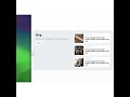 Blog section using html, css & nextjs.