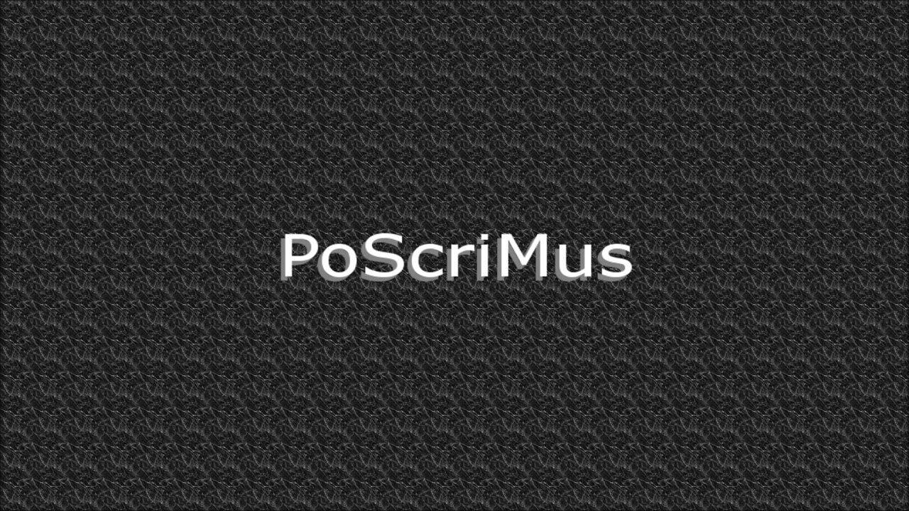 PoScriMus -  What can you C in this song