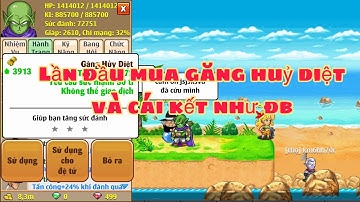 Ngọc Rồng Online : Lần đầu mua găng huỷ diệt của dân cày chay và cái kết…đắng lòng