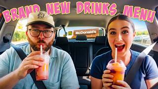 Trying the *BRAND NEW* Drinks Menu at McDonalds 🥤🍦