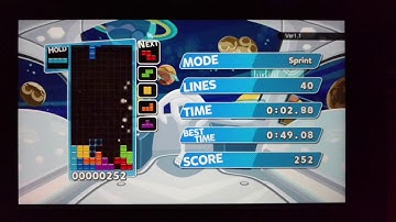Puyo Puyo Tetris BT Cannon → C-Spin → Perfect Clear Loop Sprint (NS)