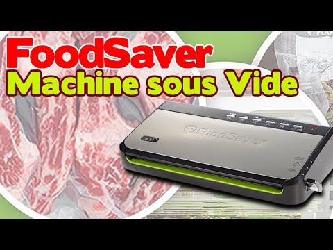 Mise sous vide FOODSAVER FSV005 (avec 2 rouleaux en 50 sacs gratuits)