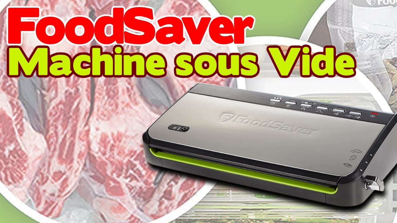 FoodSaver Machine sous Vide avec Compartiment de Rangement pour Rouleau et  Cutte 