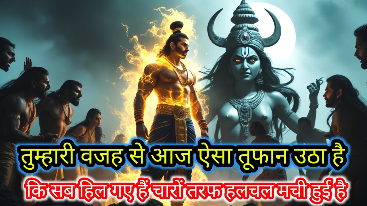 22:22🕉तुम्हारी वजह से आज ऐसा तूफान उठा है कि सब हिल गए हैं🚩Mahadev ji ka Sandesh