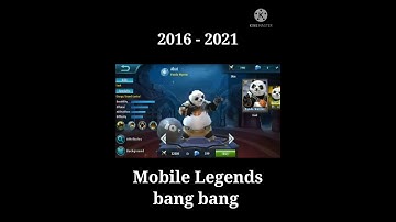 Evolution of Mobile Legends 2016 - 2021