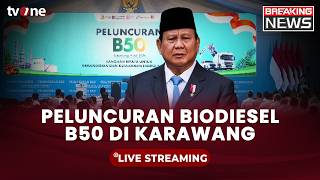 Download lagu [BREAKING NEWS] Presiden Prabowo Luncurkan Biodiesel B50 di Karawang | tvOne