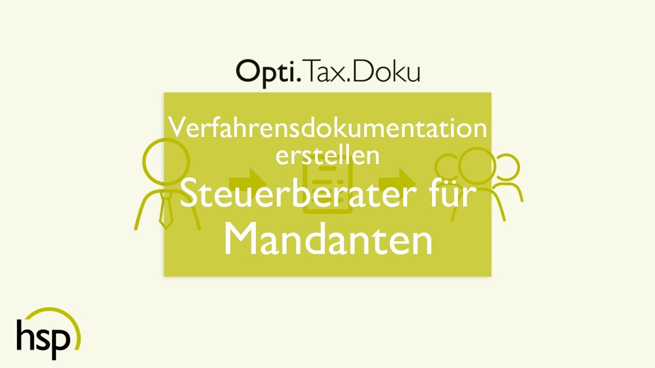 New Verfahrensdokumentation erstellen - Steuerberater für Mandanten