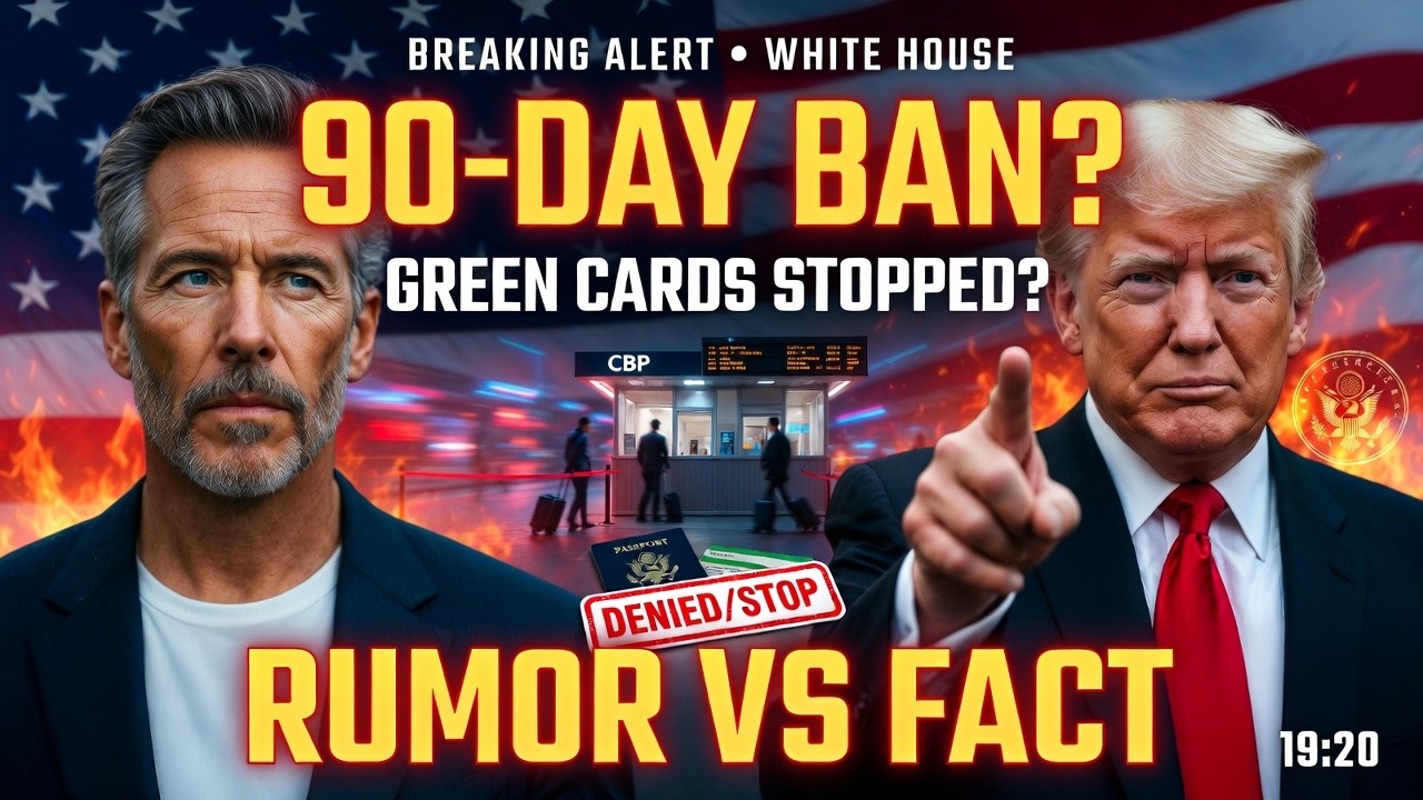 🚨BREAKING: USCIS Green Card Travel Ban Claim (90 Days) 🚨 What We Can Verify in 2026? #usimmigration
