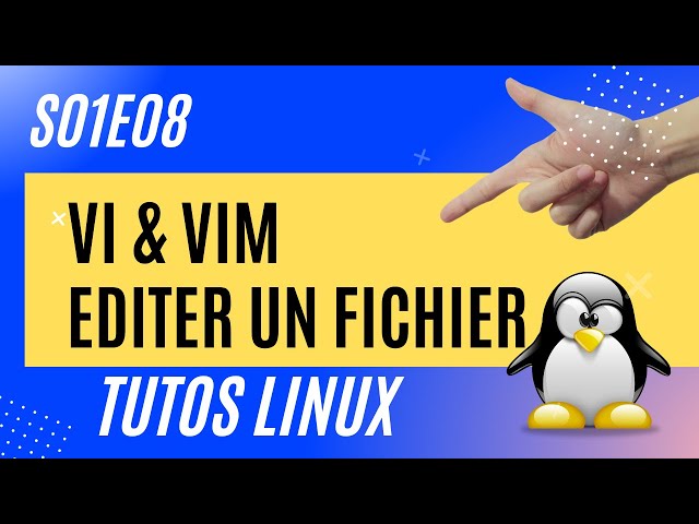 Vi & Vim : édition de fichiers - #Linux 1.8