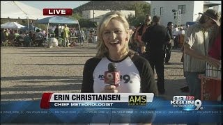 Chief Meteorologist Erin Christiansen's KGUN 9 6PM Weather Live Dia De San Juan Tuesday, June 24, 20