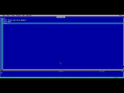 How to make a Calculator to do sums with QBasic | QB64 | Program with ADI
