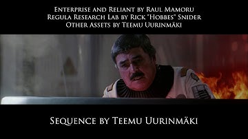 Star Trek "The Wrath of Khan" Space battle *Blender 3D