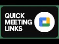 How to Create and Share Meeting Link on Google Meet | Step-by-Step Guide (2025)