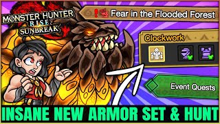 NEW AMAZING EVENT QUEST - New Armor Set & Triple GIANT Hunt - Guide - Monster Hunter Rise Sunbreak!