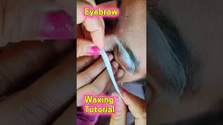 WAX Your EYEBROW at Home #tutorial