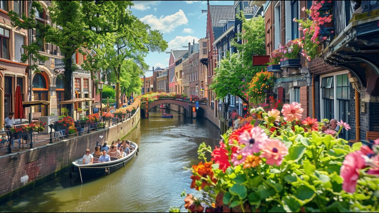 ❤️ Utrecht Netherlnds: 🇳🇱 4K UHD Walking tour in the city center