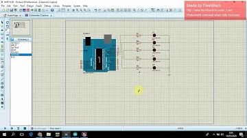 Tutorial menghidupkan LED berkedip bergantian menggunakan  arduino di proteus