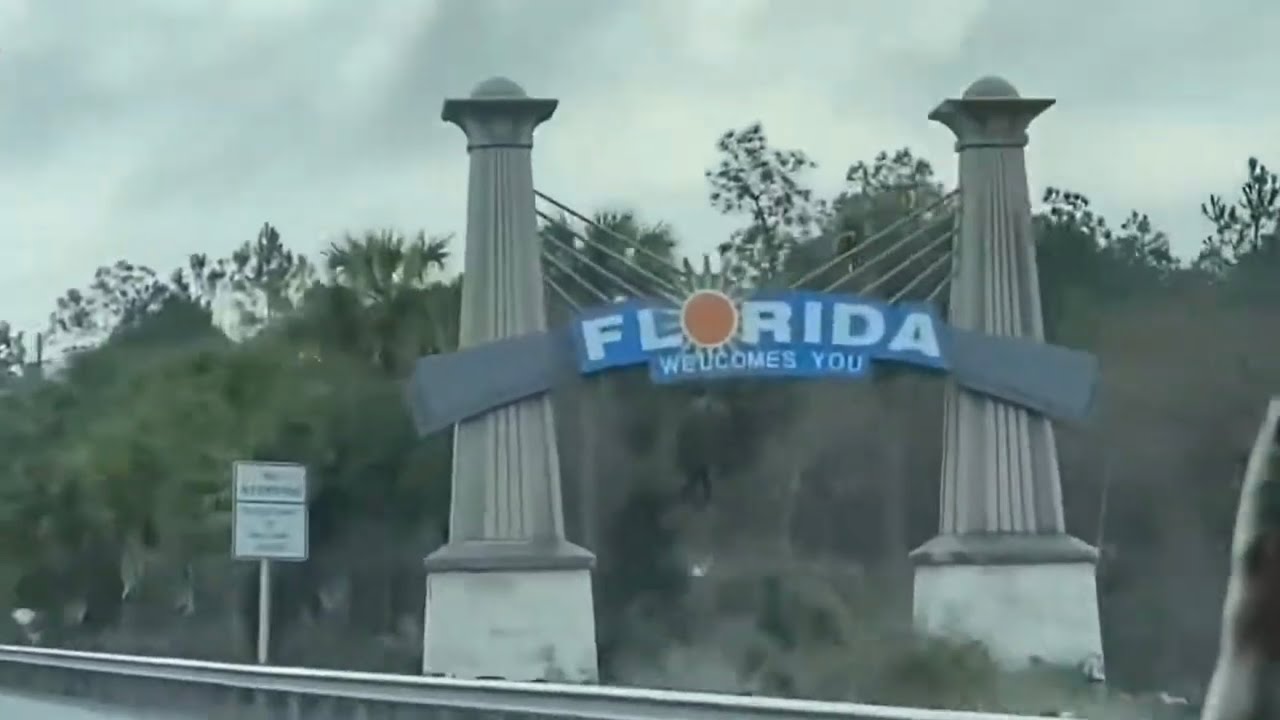 Entering Florida State Line YouTube