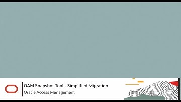 Using the OAM Snapshot Tool for Simplified Upgrade and Migration