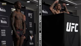 Israel Adesanya, Alex Pereira Make Weight at UFC 281 - MMA Fighting
