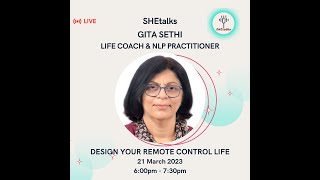 Gita Sethi - DESIGN YOUR REMOTE CONTROL LIFE