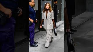 Aubrey Plaza Wearing Reformation Look 1 And Camilla And Marc Look 2.