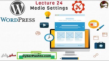 WordPress Lecture 24 | Media Settings in WordPress | Learn WordPress Course | Cyber Pashto