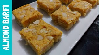 Barfi | Almond Barfi | Badam Barfi | Milk Barfi | Navratri Special | Mauritius | TheTrioskitchen