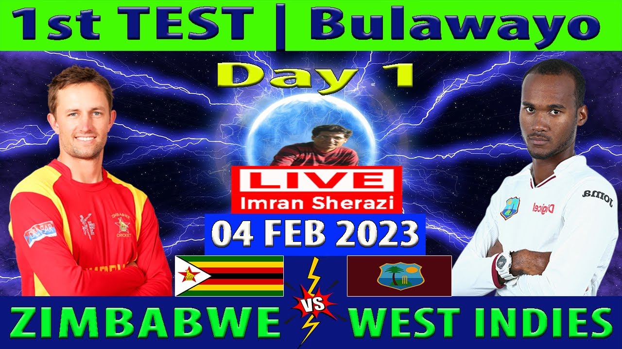 Zimbabwe vs West Indies | ZIM vs WI | Day 1 of 1st Test Match | West Indies tour of Zimbabwe 2023