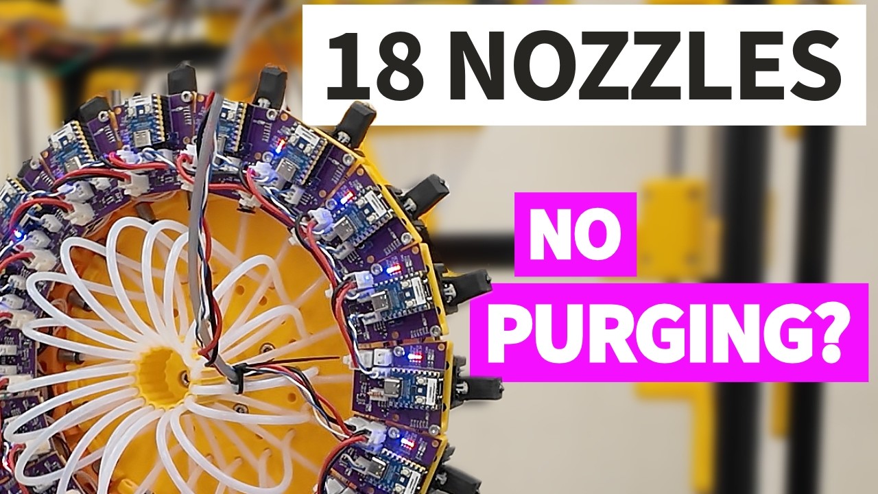 Better Than a Toolchanger? This Printer Has 18 Hotends! - YouTube