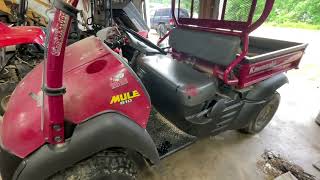 Kawasaki Mule 610, 600, Hard To Start, No Fuel, Fuel Loosing Prime, How To Replace Fuel Pump