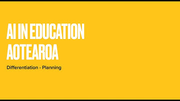 AI in Education Aotearoa: Using AI to Make Differentiation Easier in the Classroom