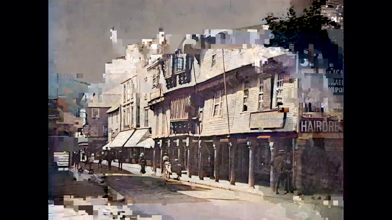 Dartmouth, River Dart and Dartmoor in 1910 in Colour! [HD enhanced & AI