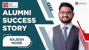 Alumni Speak, AlmaBetter | Rajesh More, Data Scientist at AAM - American Axle & Manufacturing