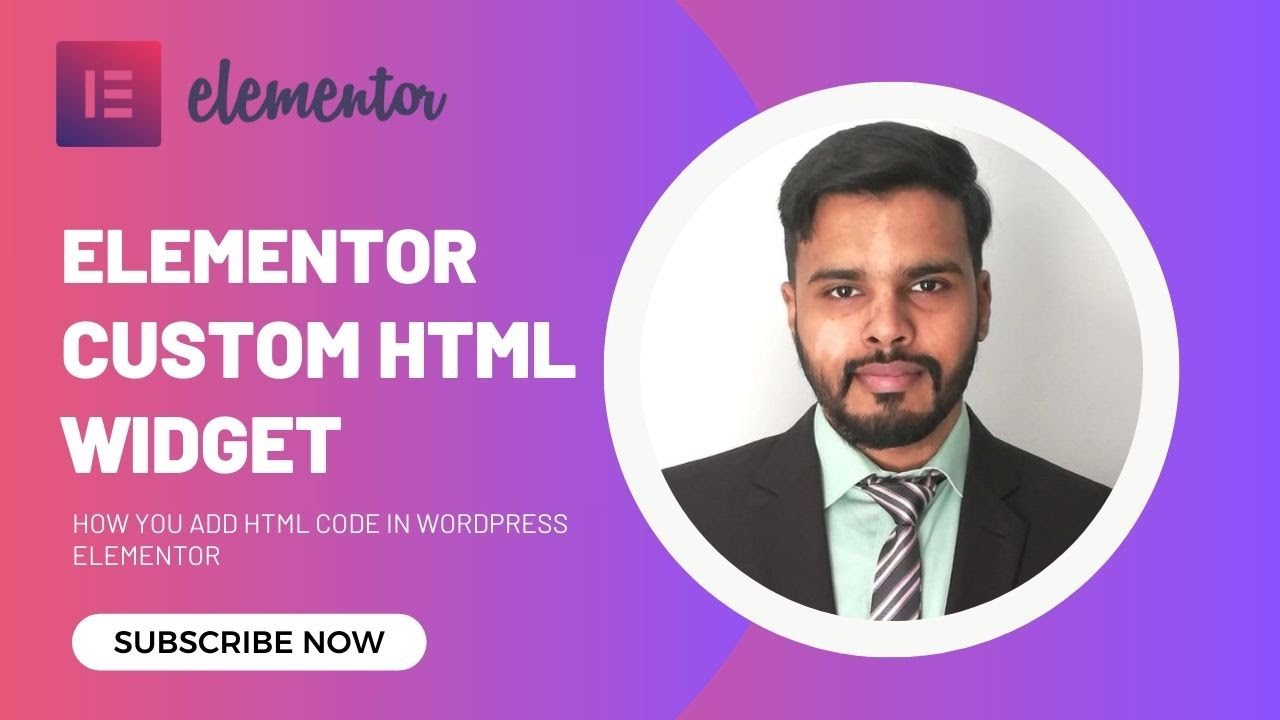 Elementor Custom HTML Widget Tutorial in Hindi | Add & Use Custom HTML ...