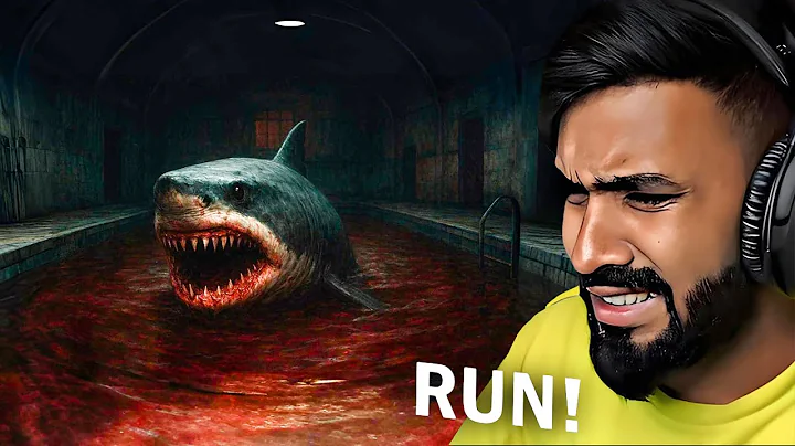 A DANGEROUS SHARK ENTERED IN MY SWIMMING POOL - TECHNO GAMERZ