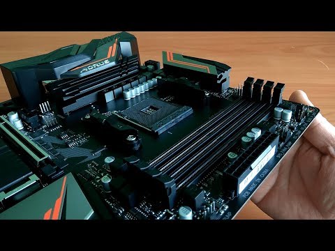Распаковка Материнская плата Gigabyte X470 Aorus Ultra Gaming из Rozetka
