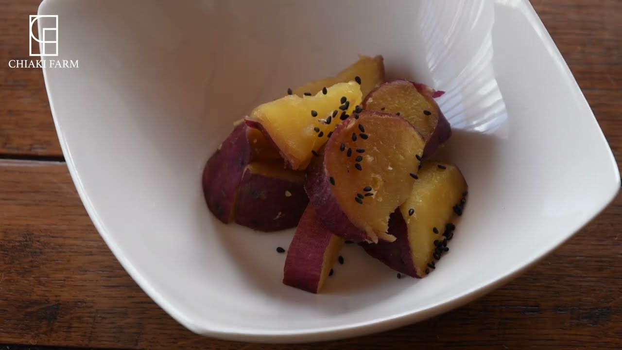 さつまいもを使っておやつを作る「さつまいものバター醤油煮」