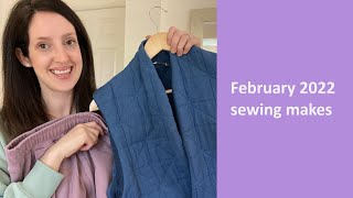 February 2022 sewing makes