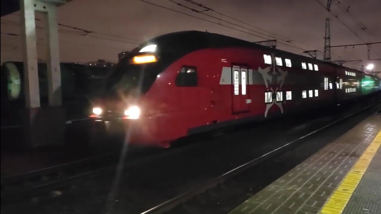 ЭШ2 Неопознанный, Аэроэкспресс двухэтажный, Одинцово - Лобня D1, ст. Бескудниково, г. Москва ESH2