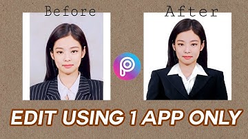 How To Edit Your Own ID Picture with Formal Attire | PICSART | EASIEST WAY