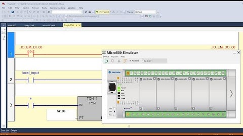 Connected Components Workbench PLC Simulator |ccw Simulator| Connected Components Workbench tutorial
